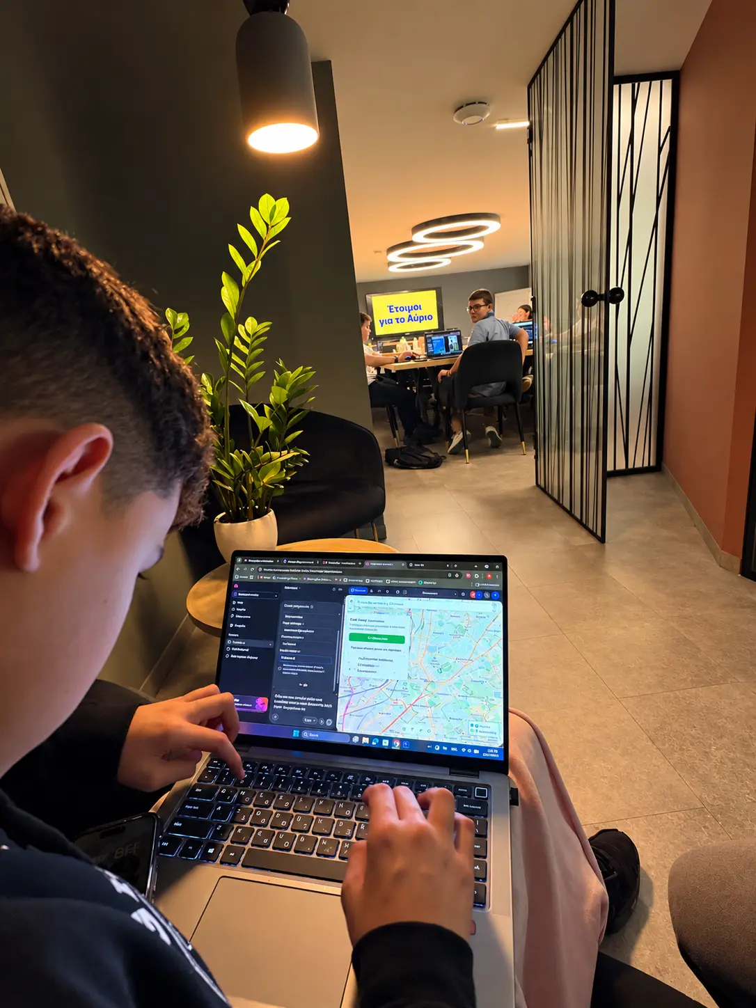 AI Academy στη Λυκόβρυση Αττικής — μάθημα σε εξέλιξη