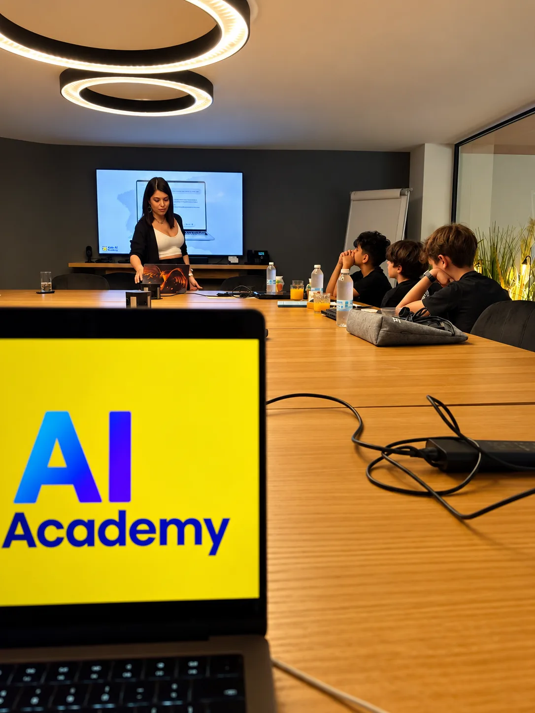 AI Academy στη Λυκόβρυση Αττικής — μάθημα σε εξέλιξη